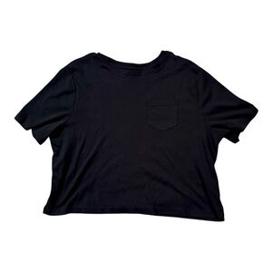 a new day Black Crop Top